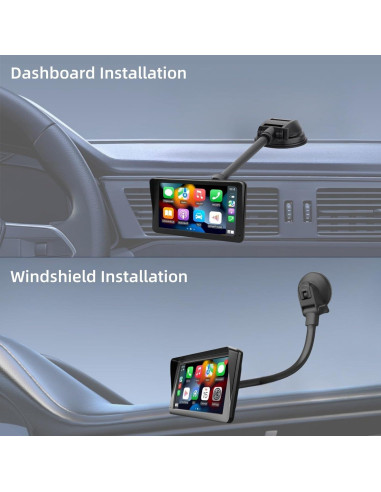 Soporte de Ventosa Epronic para Pantalla Carplay 30 cm Ajustable