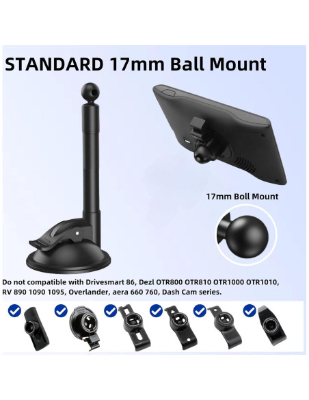 Soporte de Ventosa Epronic para Pantalla Carplay 30 cm Ajustable