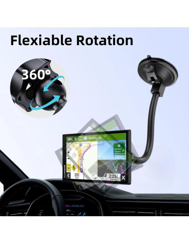 Soporte de Ventosa Epronic para Pantalla Carplay 30 cm Ajustable