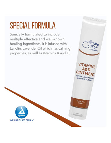 Ungüento Dynarex Vitaminas A y D 113.4 g Alivio Piel Irritada