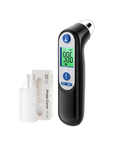 Termómetro de oído digital Viproud para bebés y adultos, 1s