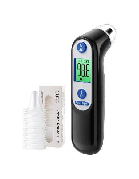 Termómetro de oído digital Viproud para bebés y adultos, 1s