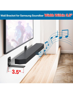 Soporte de pared para barra de sonido Samsung - Modelo 6462717706295 2