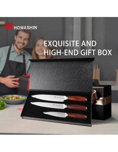 Juego de cuchillos de cocina Howashin 3 piezas acero inoxidable