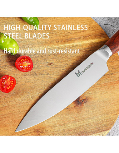 Juego de cuchillos de cocina Howashin 3 piezas acero inoxidable
