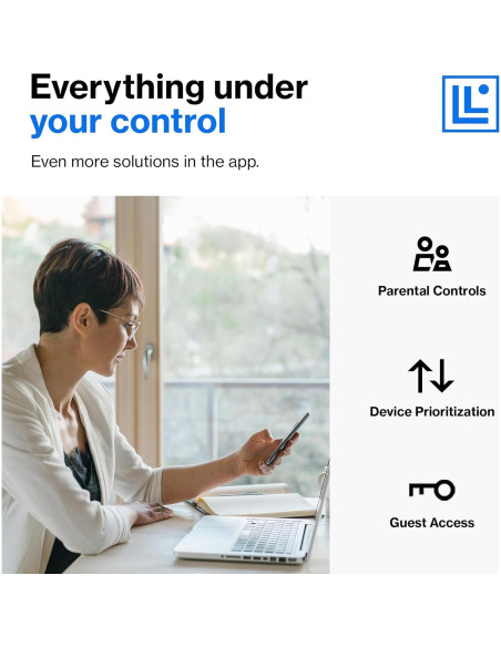 Enrutador Mesh WiFi 6 Linksys MR20EC Doble Banda 3.0 Gbps