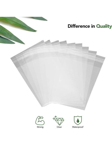 Bolsas de Celofán Transparentes 2x2" Seal Fresh - 1000 Unidades