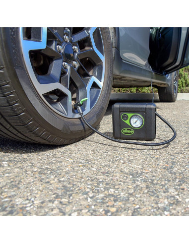 Inflador de Neumáticos Slime 40060, Compacto 12V, 10 min