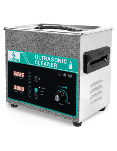 Limpiador Ultrasónico 3L SupRUCCI 120W con Calentador y Temporizador