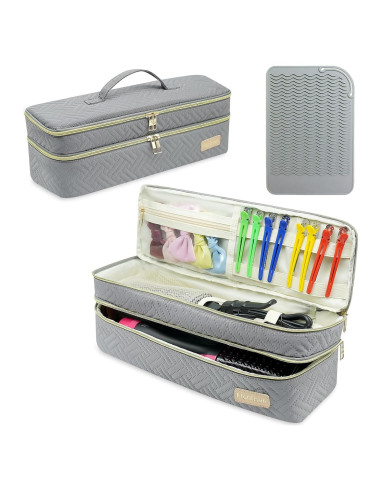 Bolsa de Viaje para Herramientas de Cabello Revlon Gris