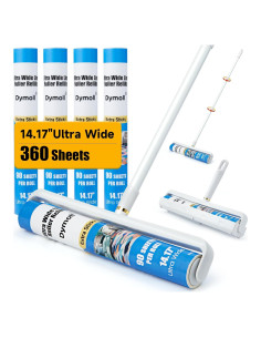 Rodillo de Pelusa Grande DYMOLL 14.17" Extra Pegajoso 360 Hojas
