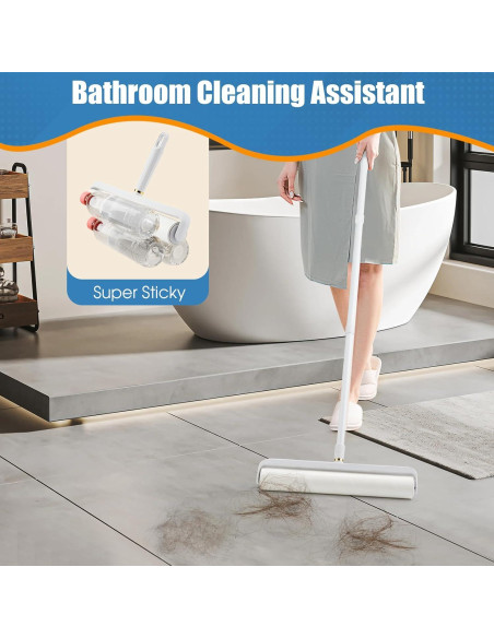 Rodillo de Pelusa Grande DYMOLL 14.17" Extra Pegajoso 360 Hojas Rodillo de Pelusa Grande DYMOLL 14.17" Extra Pegajoso 360 Hojas