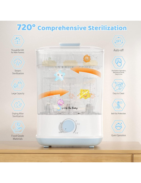 Vaporera y Secadora Eléctrica Little Bo Baby 5 en 1 2.42 kg