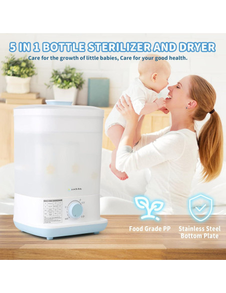 Vaporera y Secadora Eléctrica Little Bo Baby 5 en 1 2.42 kg