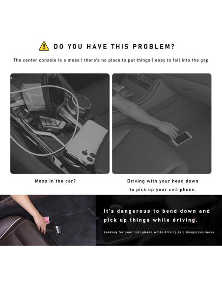 Relleno Espacio entre Asientos Sylvil con Portavasos Negro