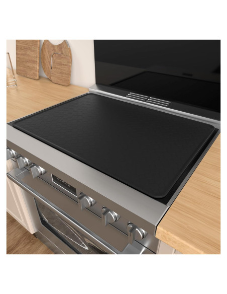 Protector de Estufa Eléctrica Iycnkok 71.12x50.8cm Silicona Negro Protector de Estufa Eléctrica Iycnkok 71.12x50.8cm Silicona Negro