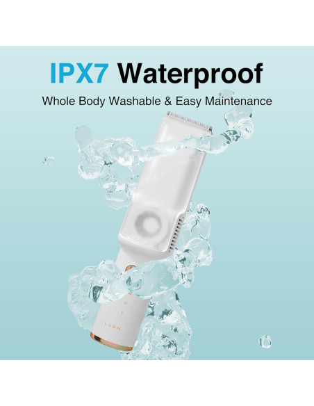 Cortadora de cabello para bebés LUSN LS-XFII con aspiradora IPX7