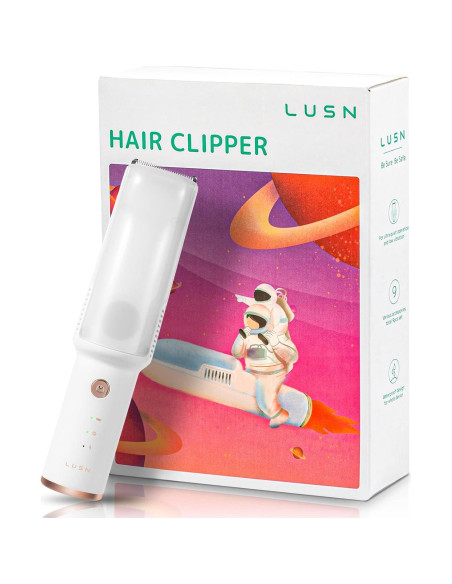 Cortadora de cabello para bebés LUSN LS-XFII con aspiradora IPX7