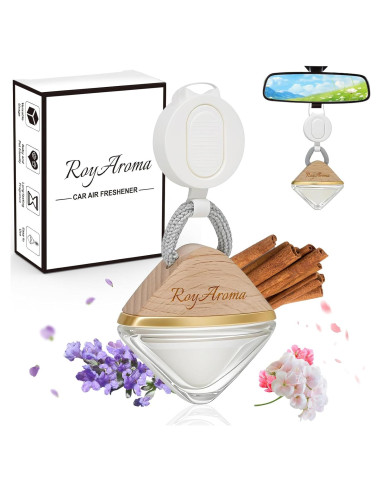 Ambientador de coche colgante RoyAroma Cedro Caoba 6.8ml