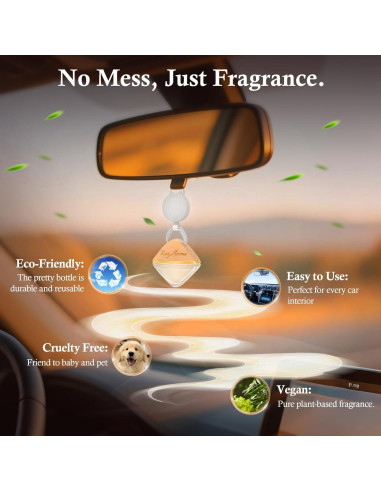 Ambientador de coche colgante RoyAroma Cedro Caoba 6.8ml