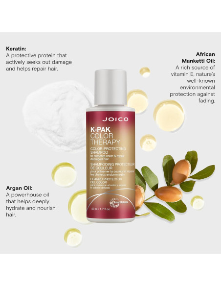 Champú Protector de Color Joico K-PAK 50 ml - Brillo y Elasticidad
