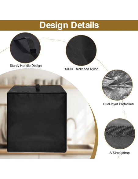 Cubierta para Horno Tostador Ninja 4QT - Nylon Impermeable