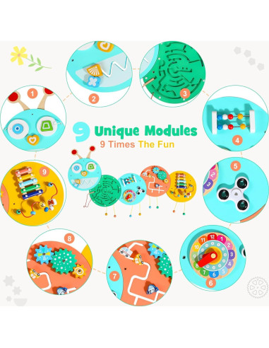 Panel de Actividad en la Pared Wednik H6 - Juguete Sensorial para Niños