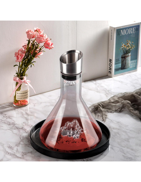 Decantador de Vino Cambareign 1.77L Cristal Aerador