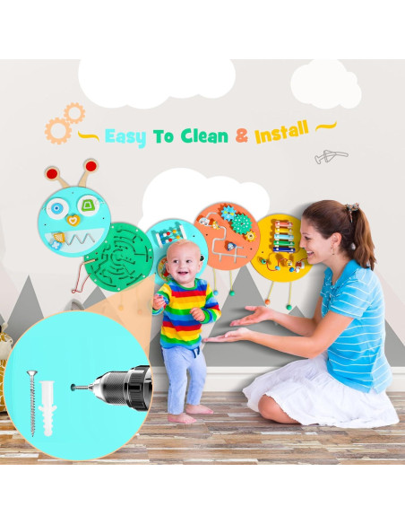 Panel de Actividad en la Pared Wednik H6 - Juguete Sensorial para Niños