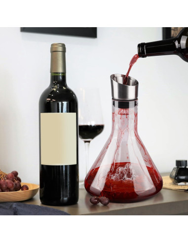 Decantador de Vino Cambareign 1.77L Cristal Aerador