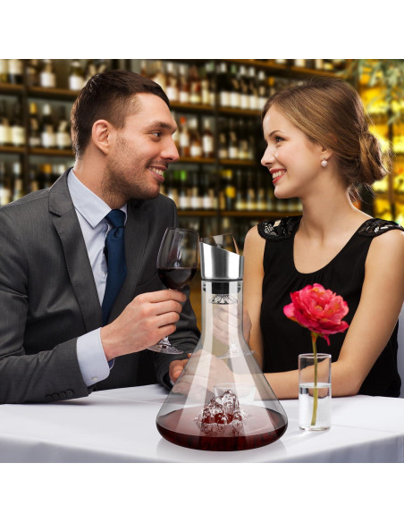 Decantador de Vino Cambareign 1.77L Cristal Aerador