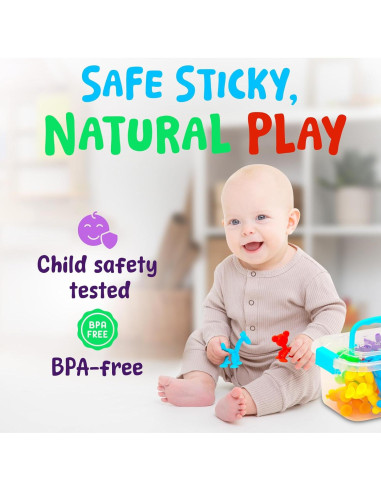 Juguetes de baño sensorial Imdroi - 12 animales de ventosa