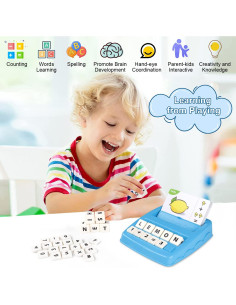 Juego de Letras Educativo Triamisus 2 en 1 para Niños 3-8 Años 2