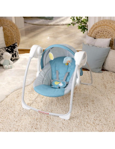 Columpio Portátil Ingenuidad Sun Valley con Dosel y Juguetes 2