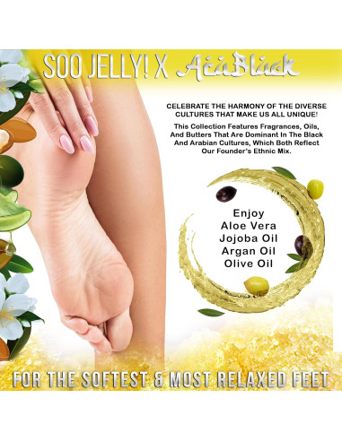 Paquete de Pedicura SOO Jelly - Remojo de Gel Hidratante Jazmín Árabes