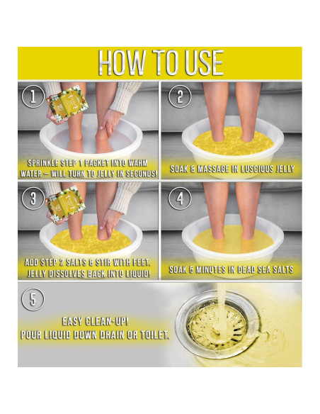 Paquete de Pedicura SOO Jelly - Remojo de Gel Hidratante Jazmín Árabes