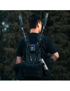 Sistema de Mochila con Chaleco de Luz Caminstarry - Grabación Video 2