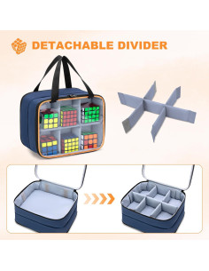 Bolsa de Almacenamiento LUXJA para Cubos de Velocidad 28x14x22cm 2