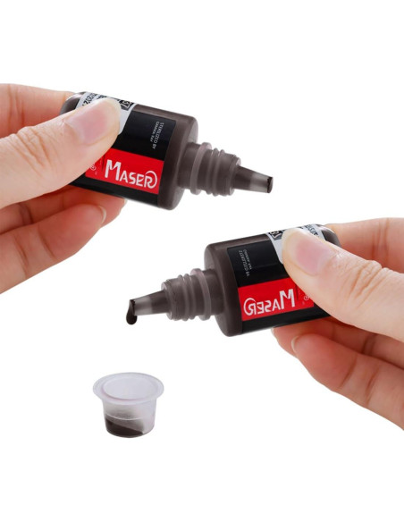 Tinta de Pigmento para Microblading 10ml Marrón Negro Orgánica