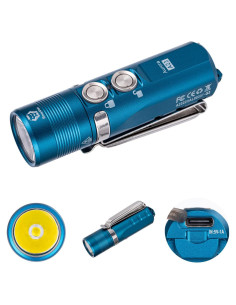 Linterna EDC RovyVon A23 USB-C 1000 Lúmenes Azul