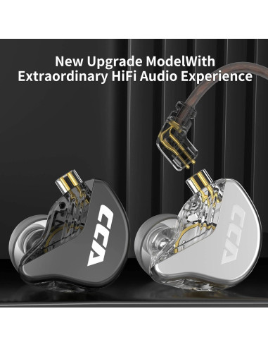 Auriculares In Ear CCA CA4 Doble Controlador Negro Sin Mic