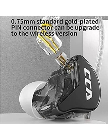 Auriculares In Ear CCA CA4 Doble Controlador Negro Sin Mic