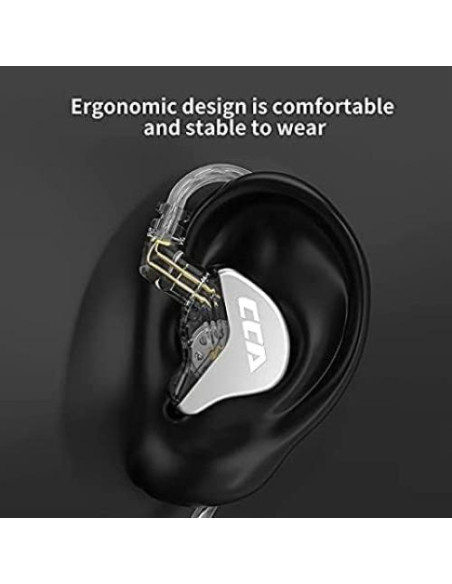 Auriculares In Ear CCA CA4 Doble Controlador Negro Sin Mic