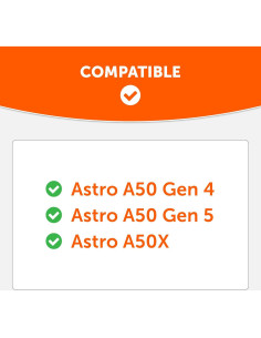 Diadema de Reemplazo WC BandZ A50 para Astro A50 Gen 4/5/A50X - Negro 2