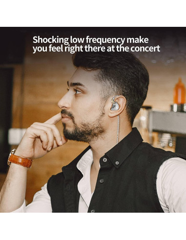 Auriculares In Ear CCA CA4 Doble Controlador Negro Sin Mic