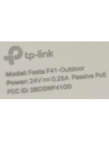 Punto de Acceso Inalámbrico TP-Link Festa F41 Exterior 300Mbps