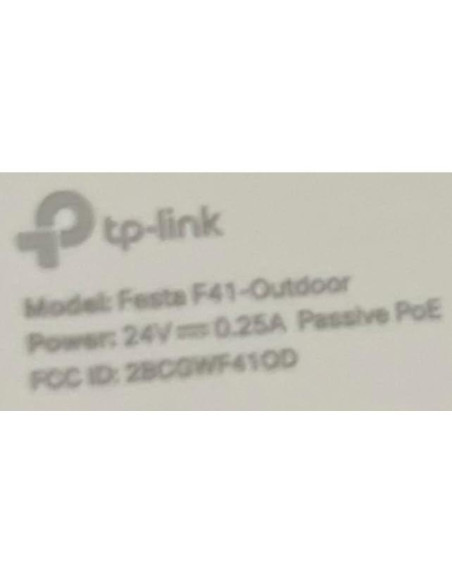 Punto de Acceso Inalámbrico TP-Link Festa F41 Exterior 300Mbps