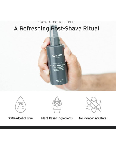 After Shave Healing Post Shave Supply 117g Sin Alcohol