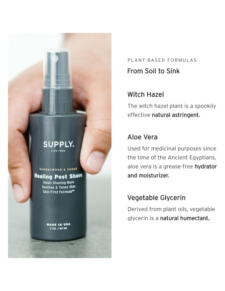 After Shave Healing Post Shave Supply 117g Sin Alcohol