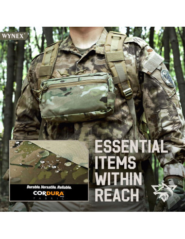 Bolsa Administrativa Molle WYNEX GP Táctica 23x12.6x7.5cm